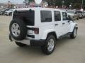 2012 Bright White Jeep Wrangler Unlimited Sahara 4x4  photo #5