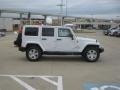 2012 Bright White Jeep Wrangler Unlimited Sahara 4x4  photo #6