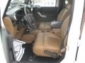 Black/Dark Saddle Interior Photo for 2012 Jeep Wrangler Unlimited #54307084
