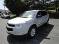 2011 Silver Ice Metallic Chevrolet Traverse LS  photo #2