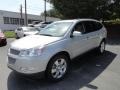 2011 Silver Ice Metallic Chevrolet Traverse LTZ  photo #2