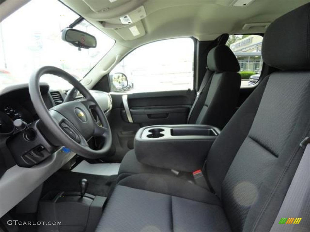 2011 Silverado 1500 LS Extended Cab 4x4 - Sheer Silver Metallic / Dark Titanium photo #3