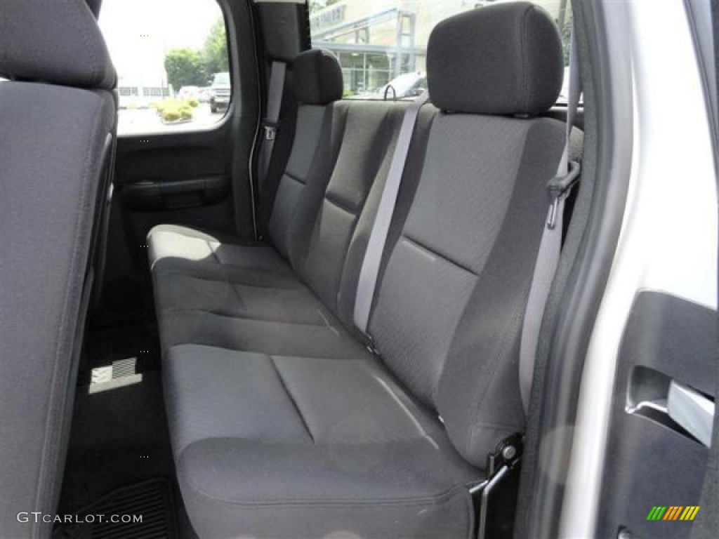 2011 Silverado 1500 LS Extended Cab 4x4 - Sheer Silver Metallic / Dark Titanium photo #4