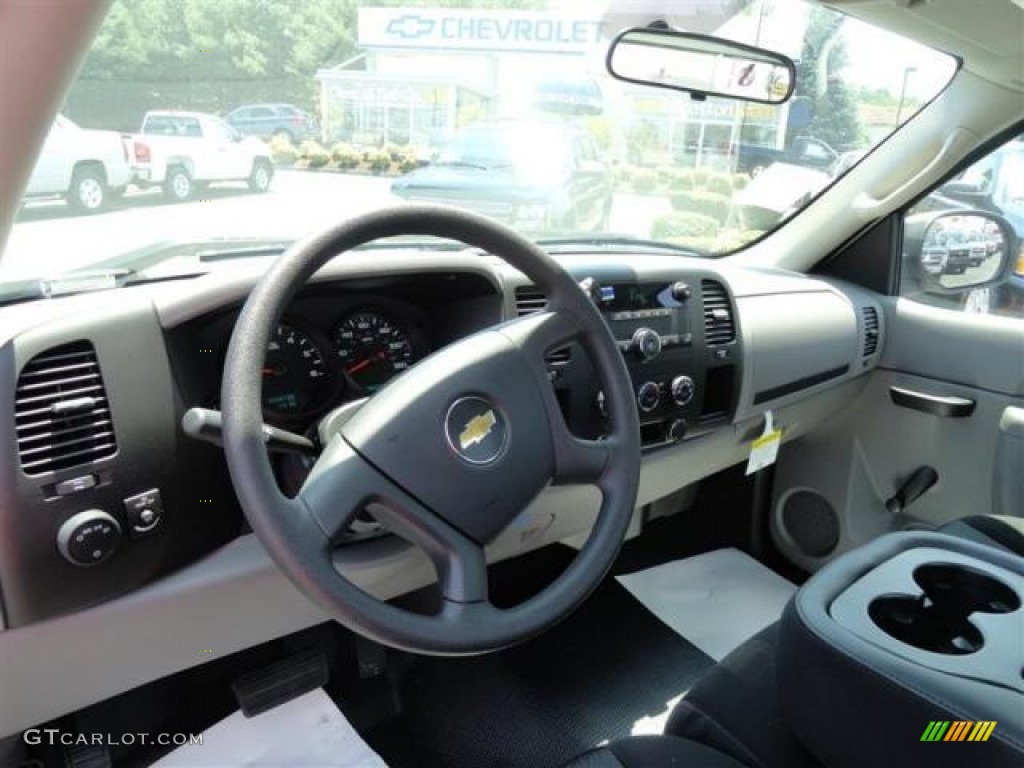 2011 Silverado 1500 Regular Cab - Sheer Silver Metallic / Dark Titanium photo #4