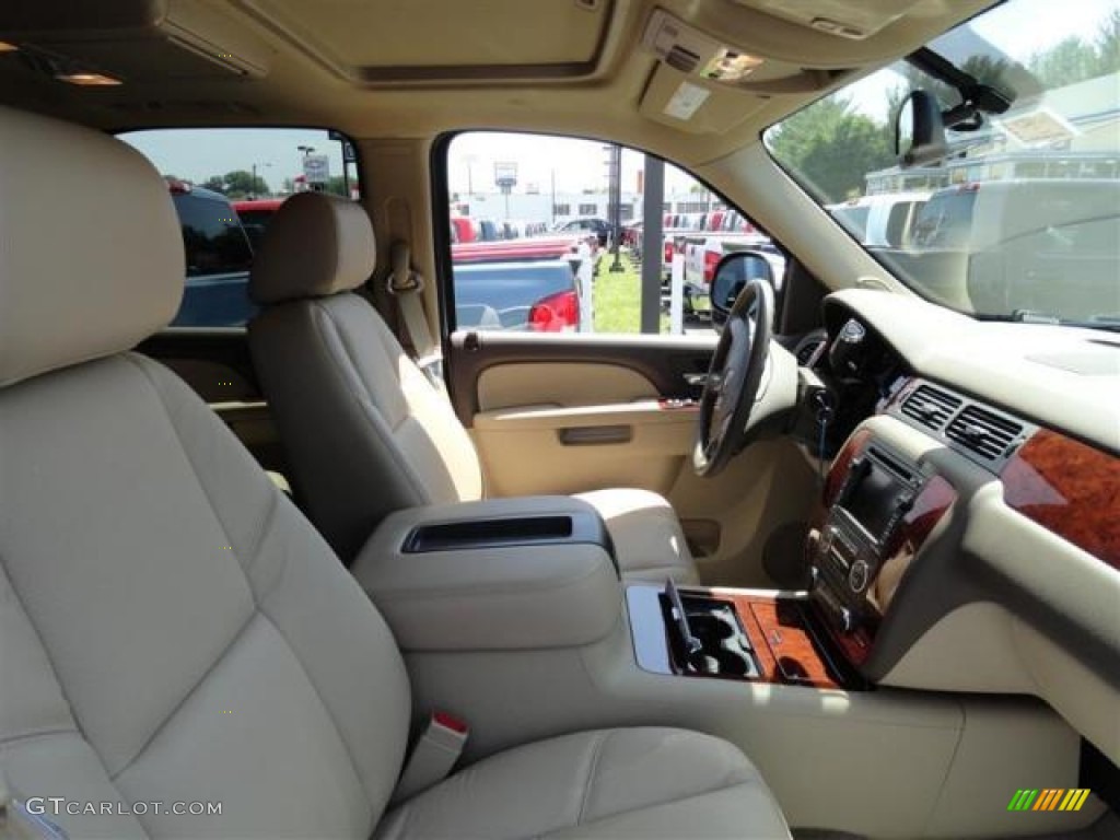2011 Tahoe LTZ 4x4 - White Diamond Tricoat / Light Cashmere/Dark Cashmere photo #3