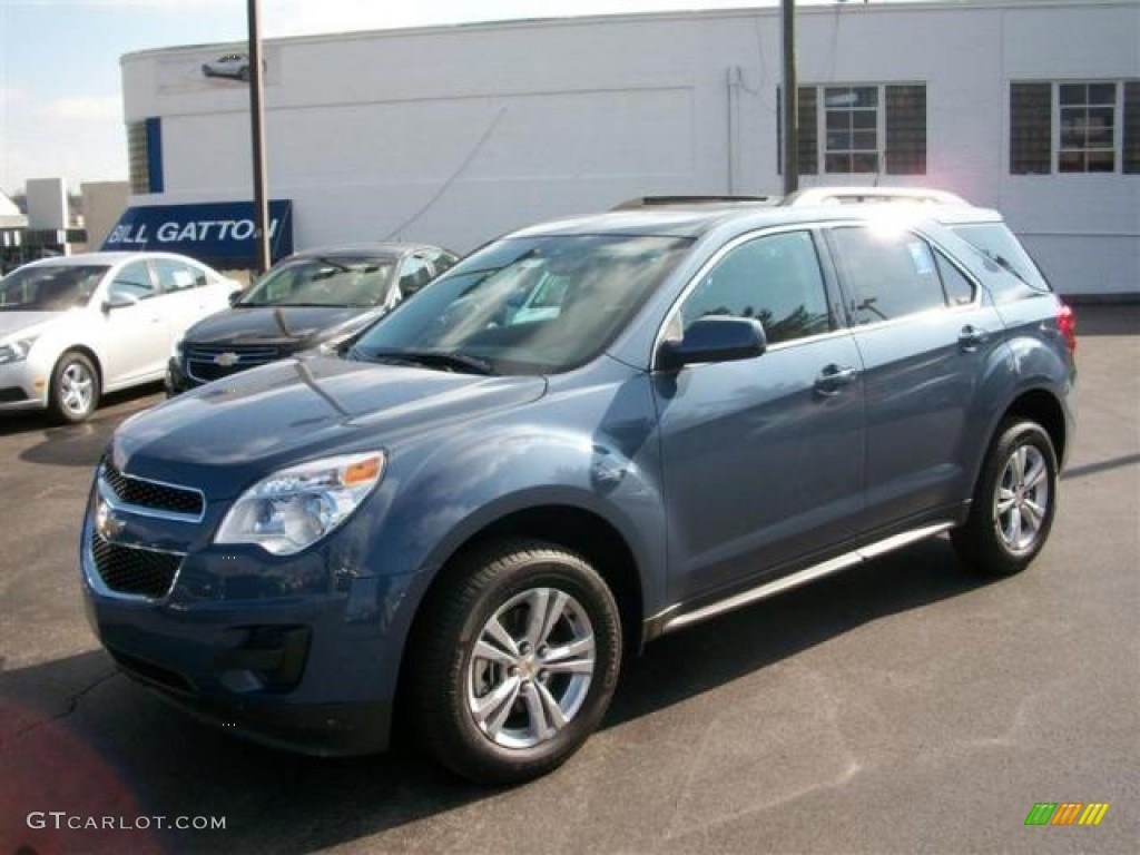 2011 Equinox LT - Twilight Blue Metallic / Light Titanium/Jet Black photo #2