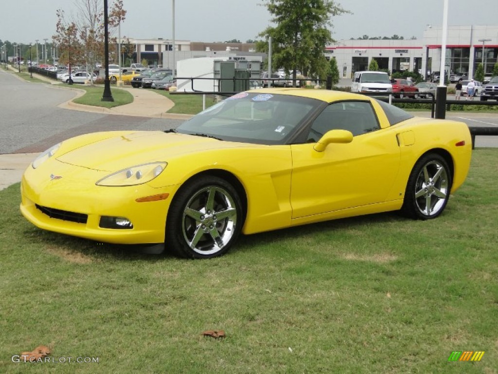 Velocity Yellow 2008 Chevrolet Corvette Coupe Exterior Photo #54309384