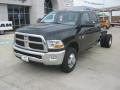 Brilliant Black Crystal Pearl 2011 Dodge Ram 3500 HD SLT Crew Cab 4x4 Chassis
