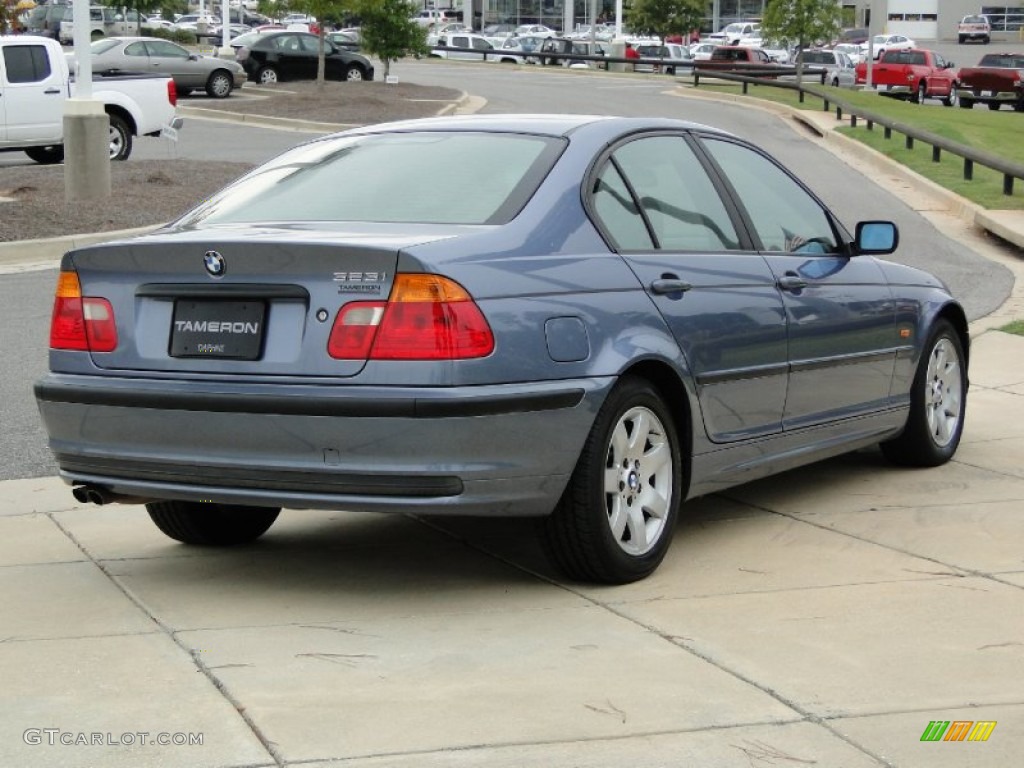 2000 3 Series 323i Sedan - Steel Blue Metallic / Sand photo #5