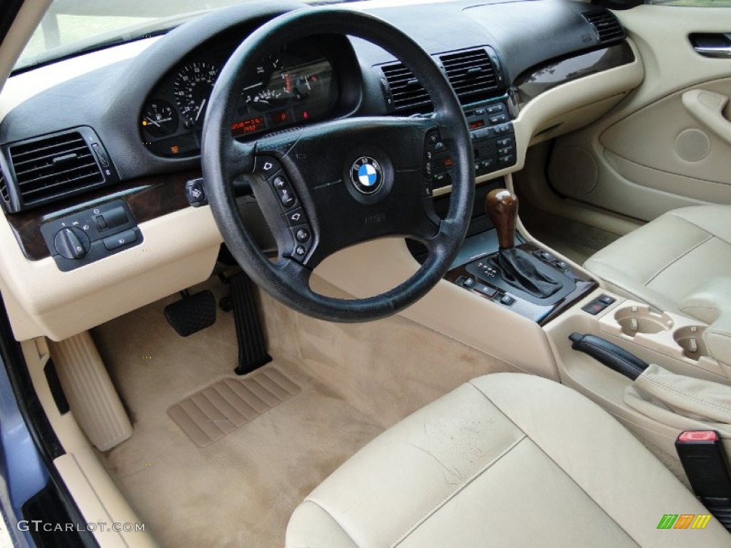 2000 3 Series 323i Sedan - Steel Blue Metallic / Sand photo #11