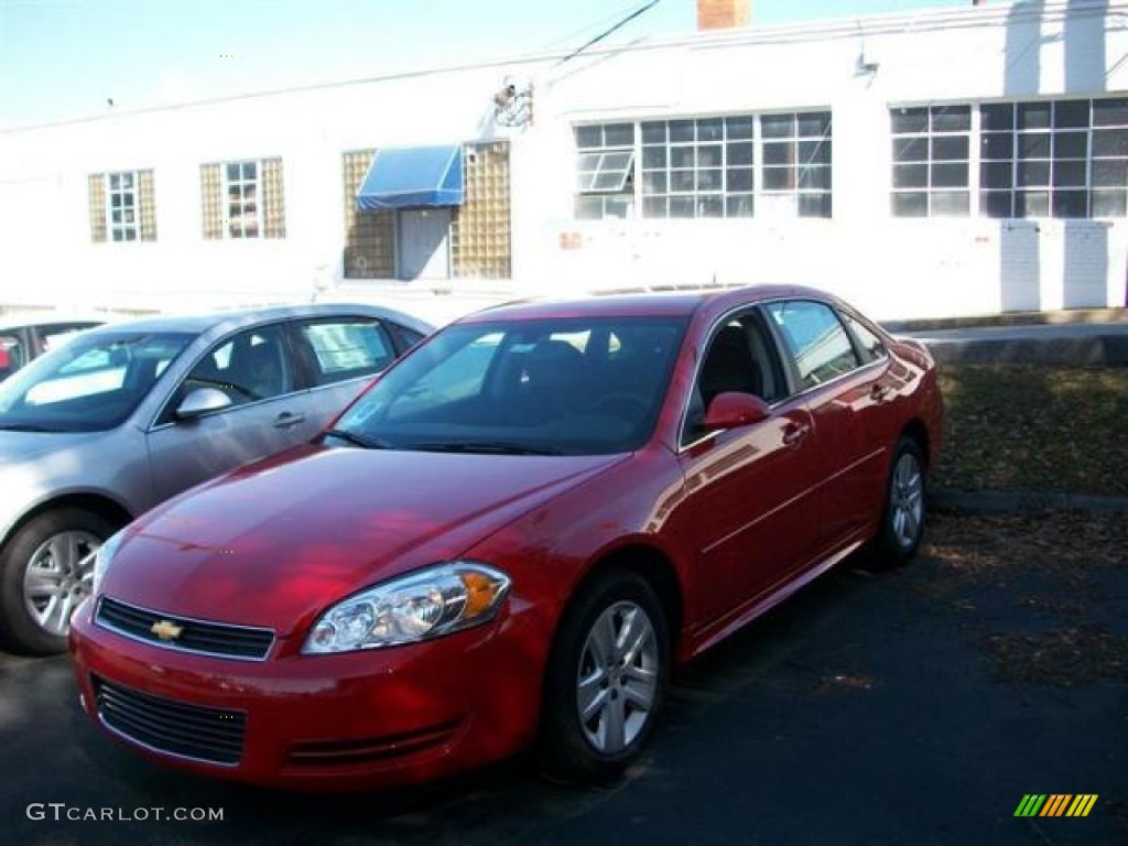 2011 Impala LS - Victory Red / Ebony photo #2