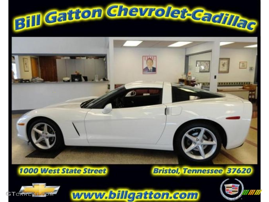 2011 Corvette Coupe - Arctic White / Ebony Black photo #1