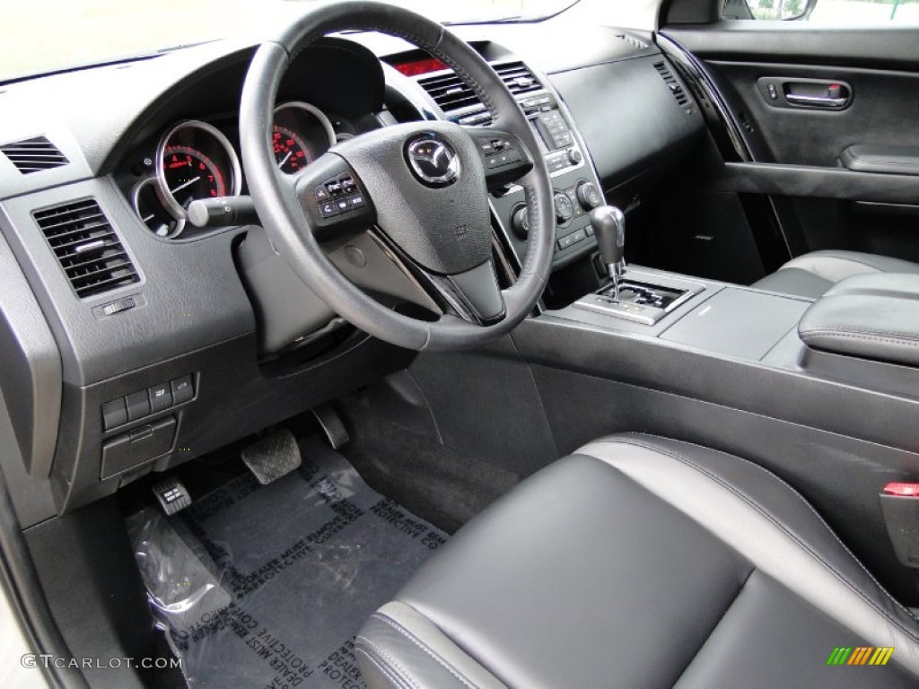 Black Interior 2010 Mazda CX-9 Grand Touring Photo #54311994