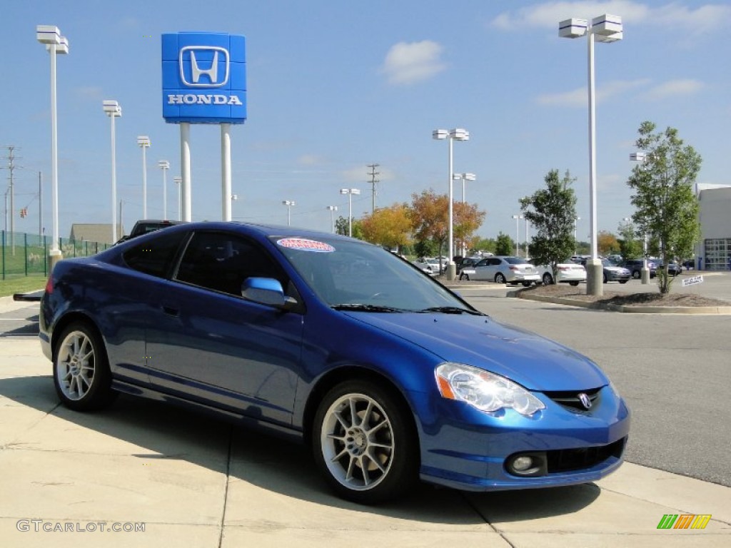 2004 RSX Type S Sports Coupe - Arctic Blue Pearl / Ebony photo #3