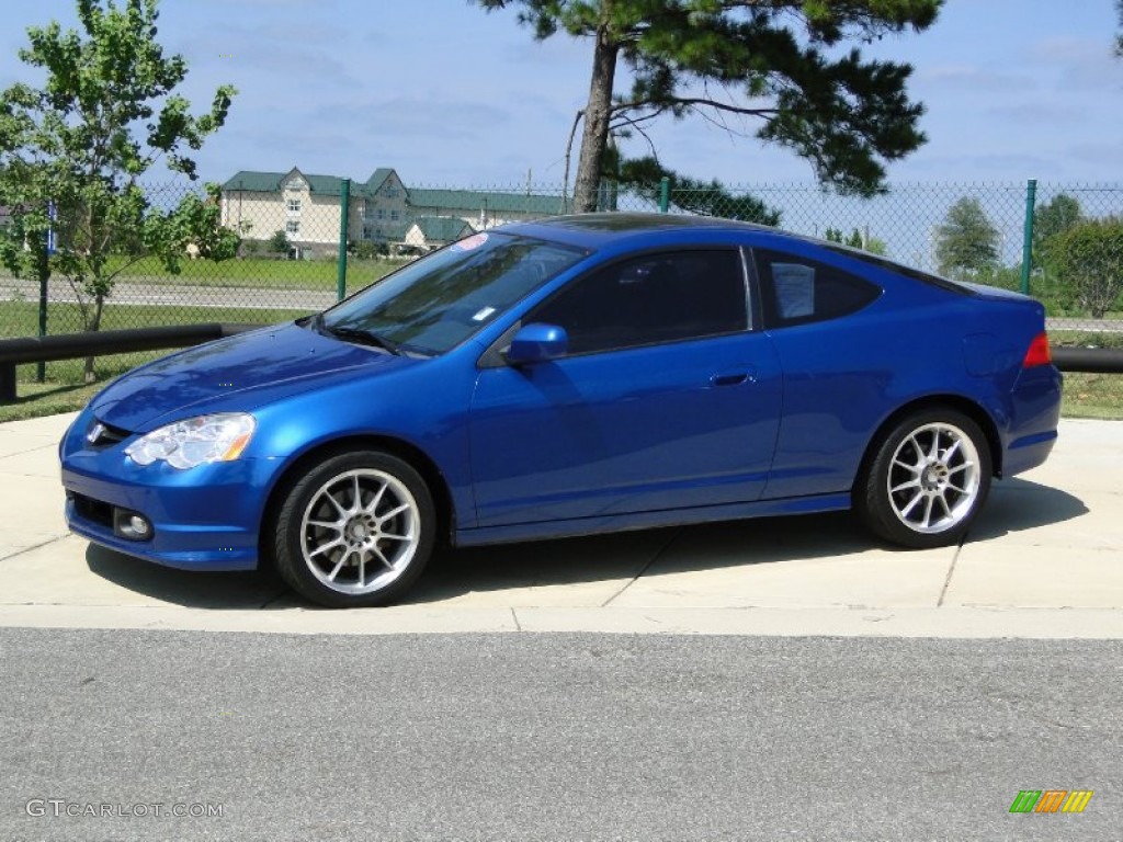 2004 RSX Type S Sports Coupe - Arctic Blue Pearl / Ebony photo #9