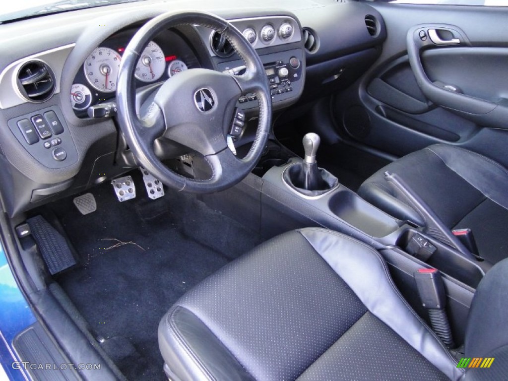 Ebony Interior 2004 Acura RSX Type S Sports Coupe Photo #54312372