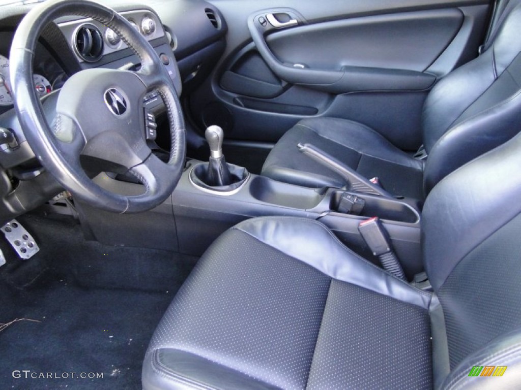 Ebony Interior 2004 Acura RSX Type S Sports Coupe Photo #54312381