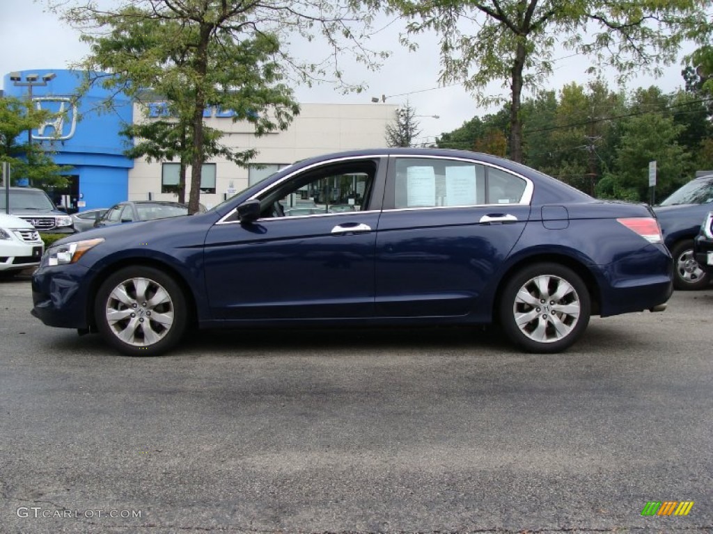 2009 Accord EX V6 Sedan - Royal Blue Pearl / Gray photo #1