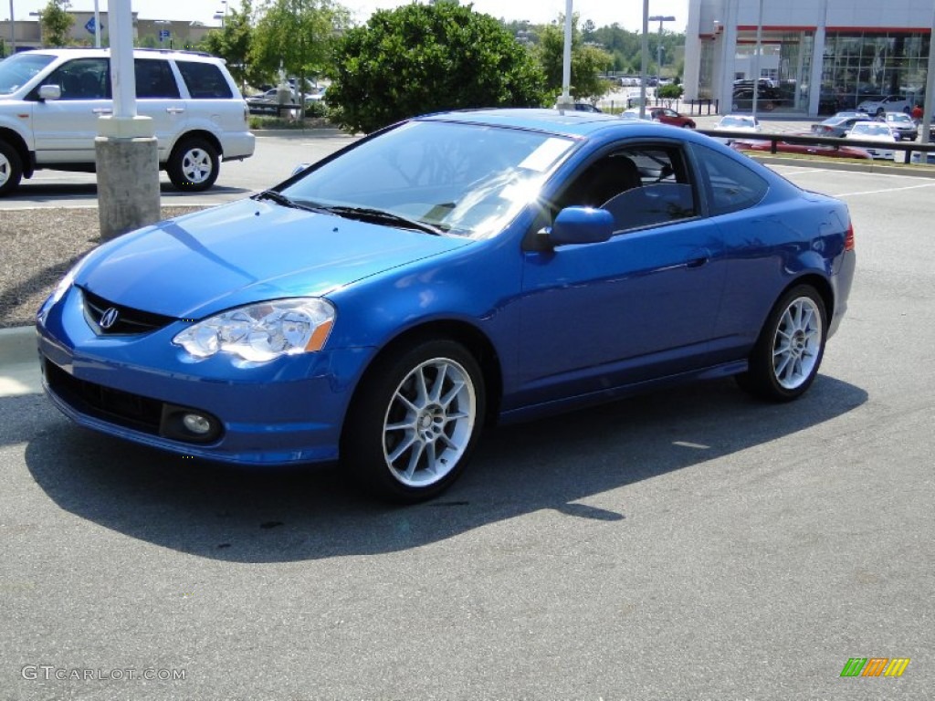 2004 RSX Type S Sports Coupe - Arctic Blue Pearl / Ebony photo #32