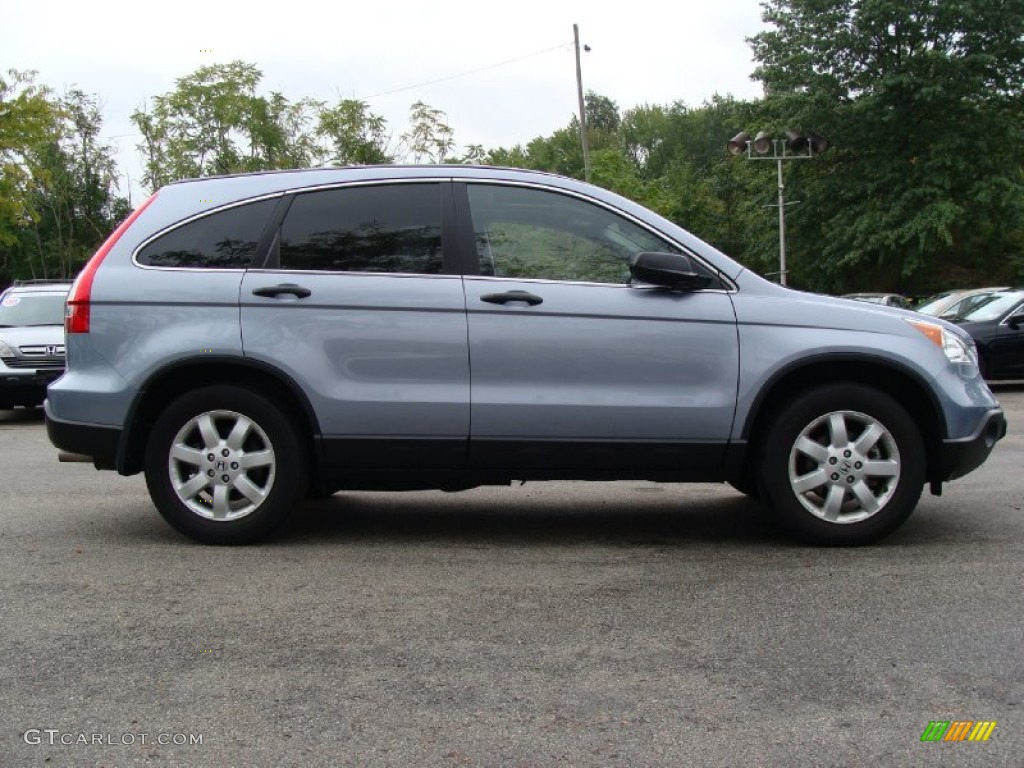 2009 CR-V EX 4WD - Glacier Blue Metallic / Gray photo #7