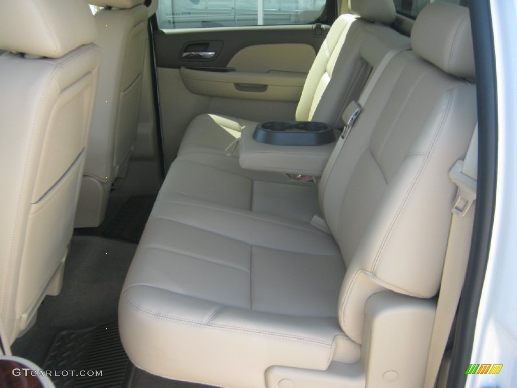 Light Cashmere/Dark Cashmere Interior 2012 Chevrolet Silverado 1500 LTZ Crew Cab 4x4 Photo #54315043