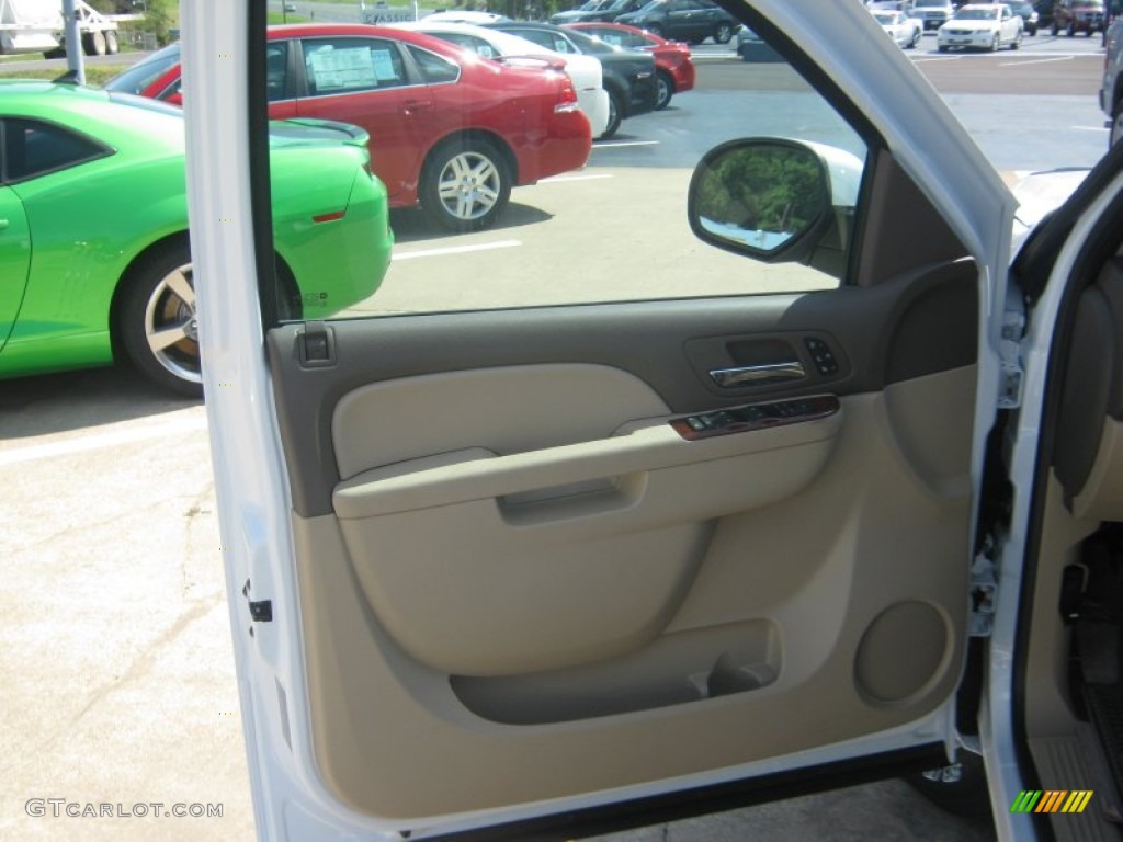 2012 Silverado 1500 LTZ Crew Cab 4x4 - White Diamond Tricoat / Light Cashmere/Dark Cashmere photo #15