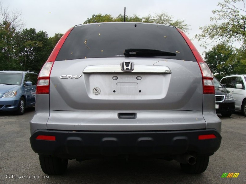 2008 CR-V EX-L 4WD - Whistler Silver Metallic / Black photo #9