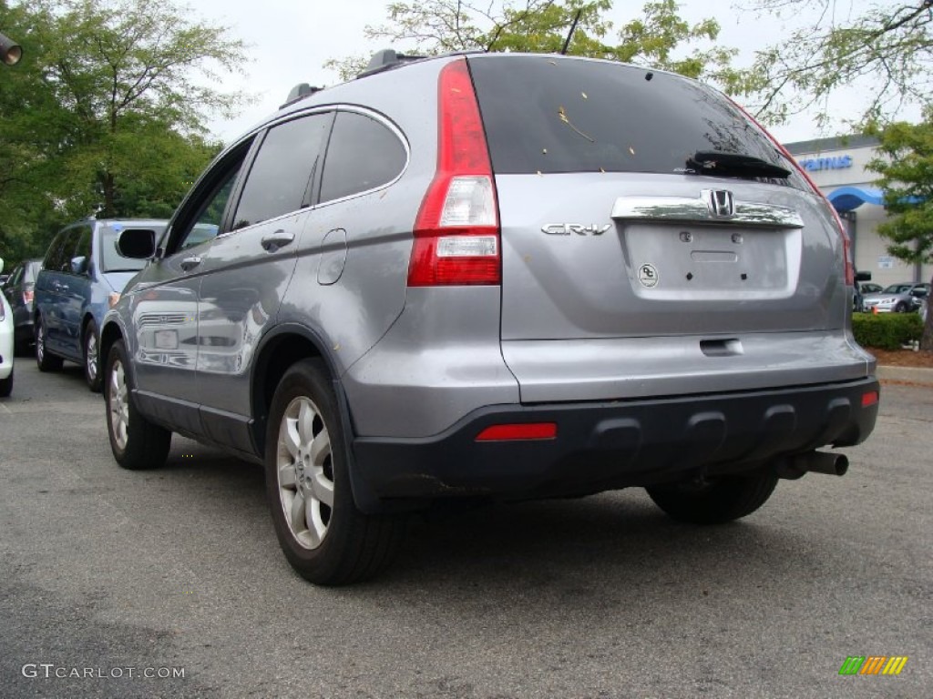 2008 CR-V EX-L 4WD - Whistler Silver Metallic / Black photo #10