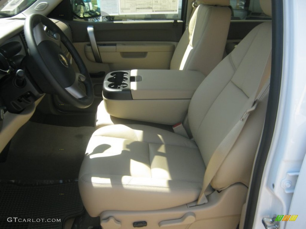 Light Cashmere/Dark Cashmere Interior 2012 Chevrolet Silverado 1500 LT Crew Cab 4x4 Photo #54315790