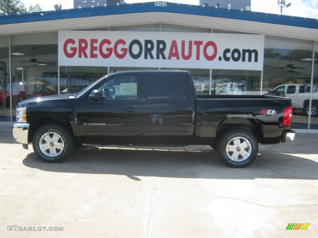 2012 Silverado 1500 LT Crew Cab 4x4 - Black / Ebony photo #2