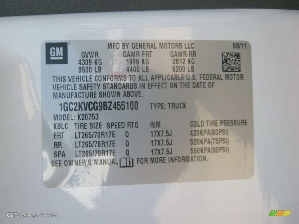 2011 Silverado 2500HD Extended Cab 4x4 - Summit White / Dark Titanium photo #25