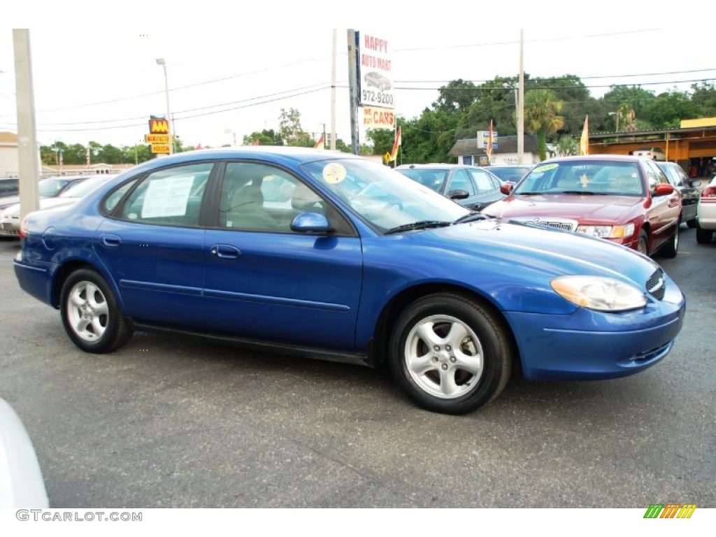 2003 Taurus SES - Patriot Blue Metallic / Medium Graphite photo #2