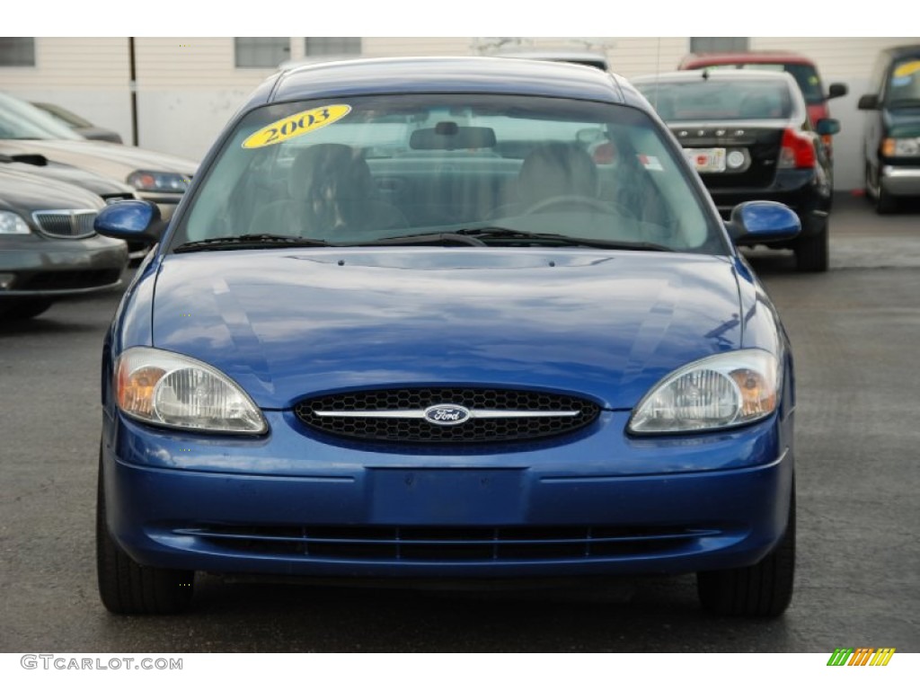 2003 Taurus SES - Patriot Blue Metallic / Medium Graphite photo #12