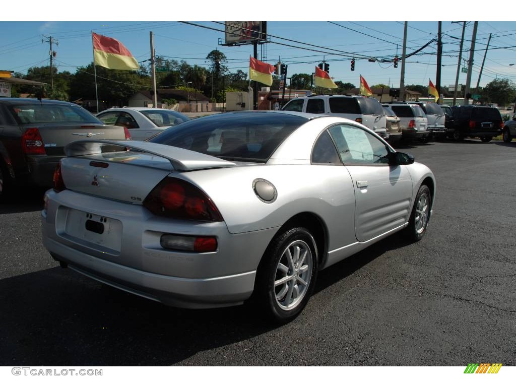 2001 Eclipse GS Coupe - Sterling Silver Metallic / Black photo #5