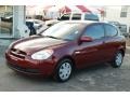Wine Red 2007 Hyundai Accent GS Coupe
