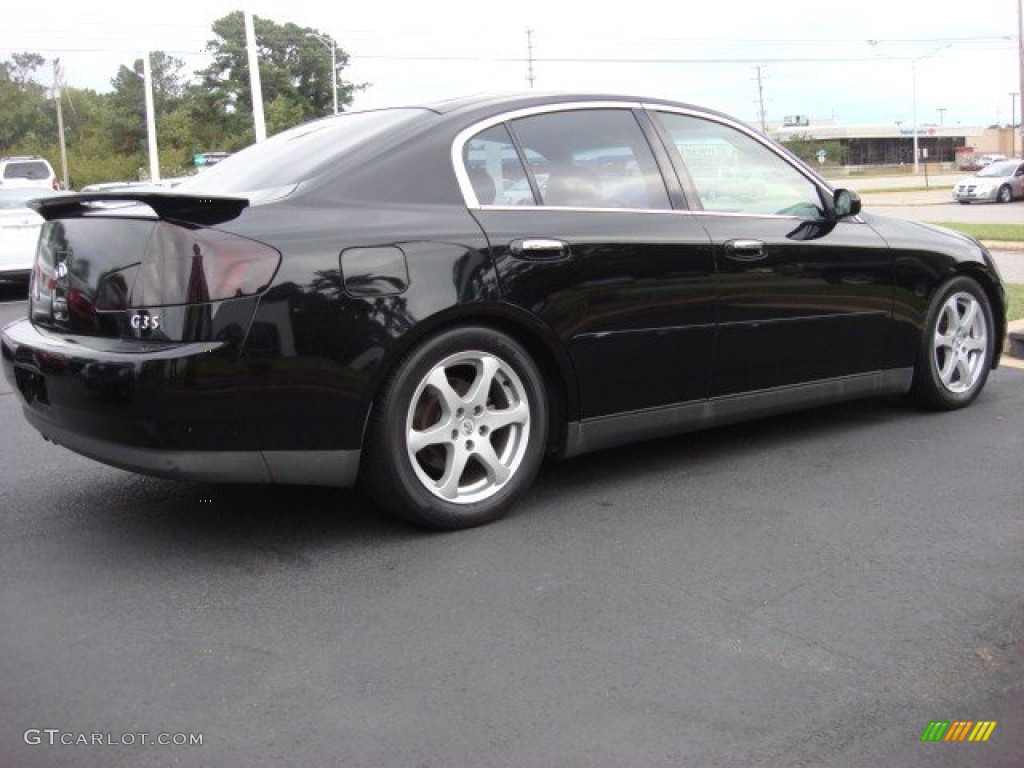 Black Obsidian 2003 Infiniti G 35 Sedan Exterior Photo #54318968