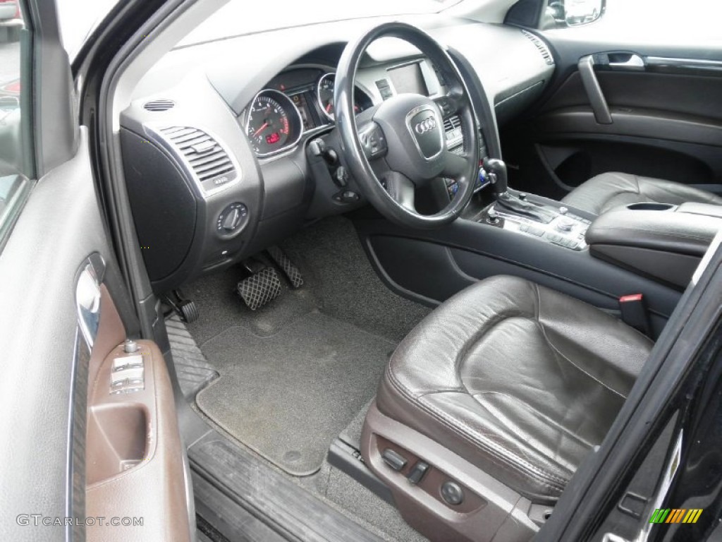 Espresso Brown Interior 2007 Audi Q7 4.2 Premium quattro Photo #54320271