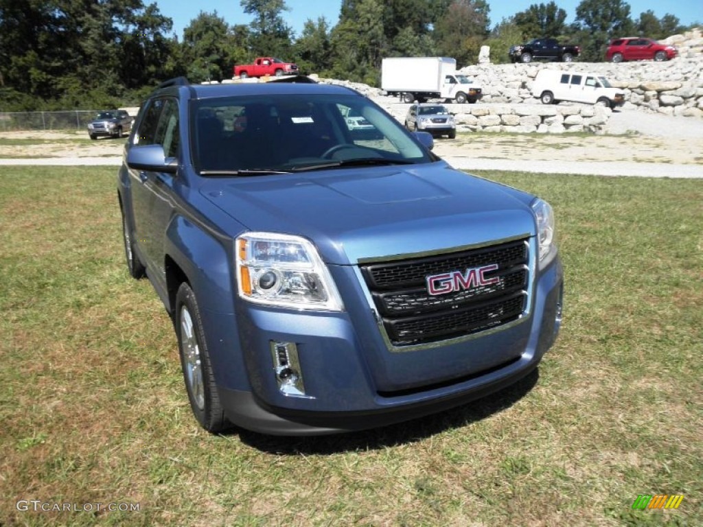 Steel Blue Metallic 2012 GMC Terrain SLE Exterior Photo #54320607