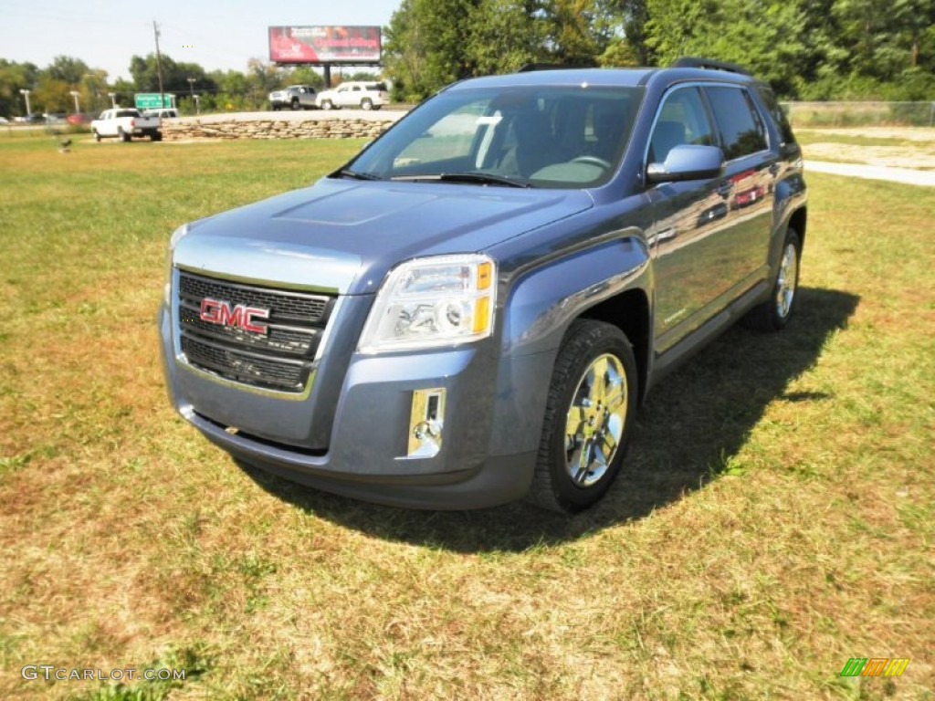 Steel Blue Metallic 2012 GMC Terrain SLE Exterior Photo #54320616