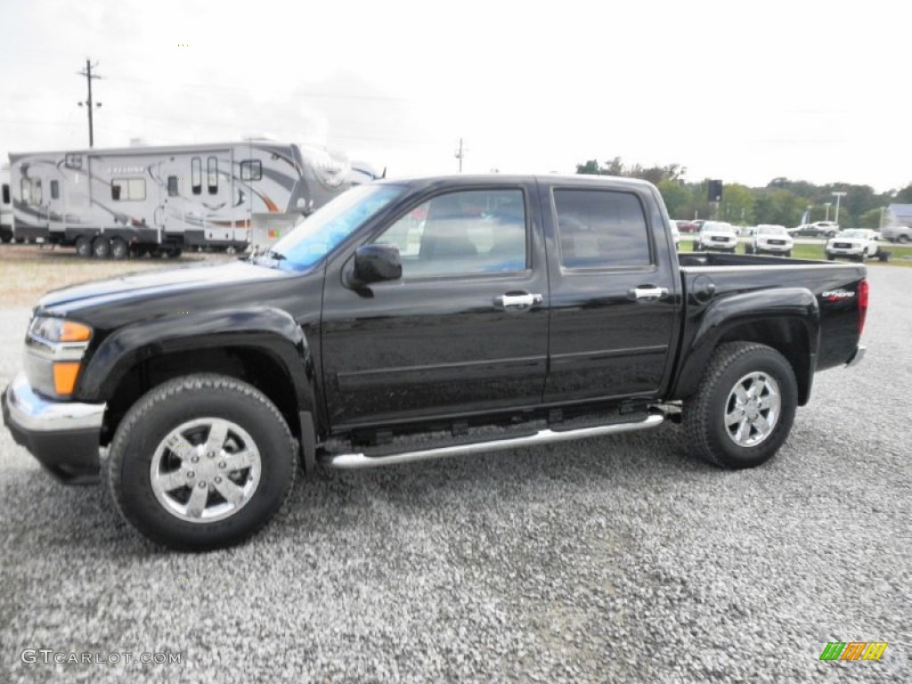 Onyx Black 2012 GMC Canyon SLE Crew Cab 4x4 Exterior Photo #54320823