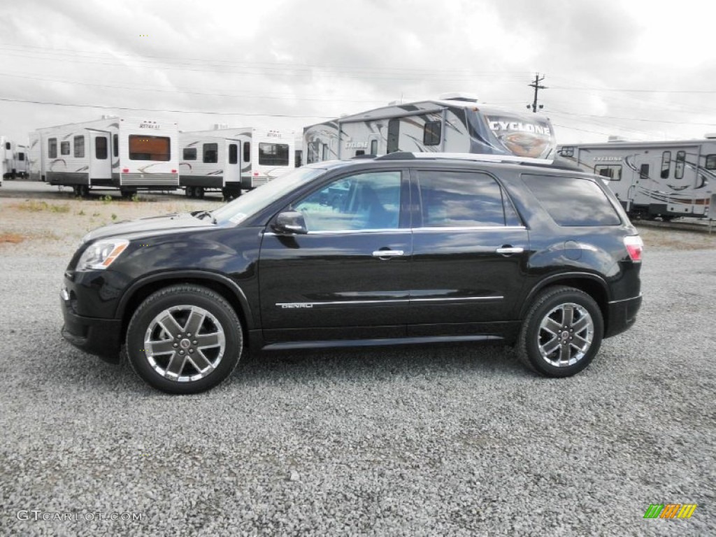 Carbon Black Metallic 2012 GMC Acadia Denali AWD Exterior Photo #54321681