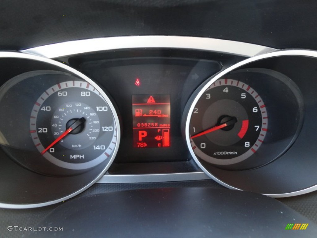 2008 Mitsubishi Outlander ES Gauges Photo #54321882