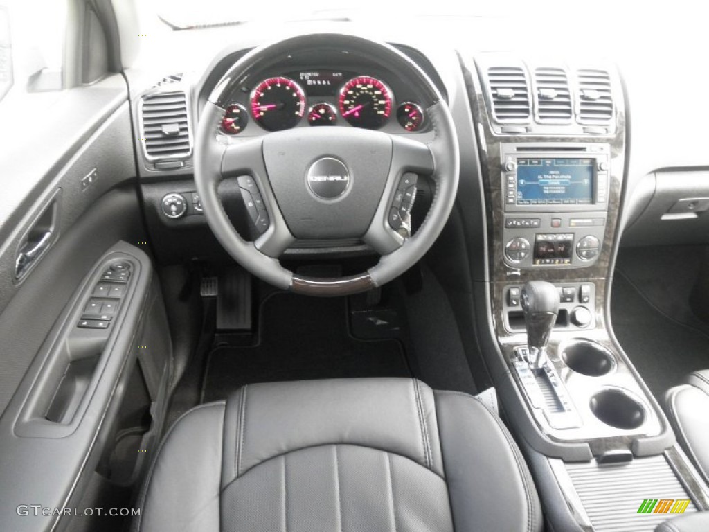 2012 GMC Acadia Denali AWD Ebony Dashboard Photo #54322026