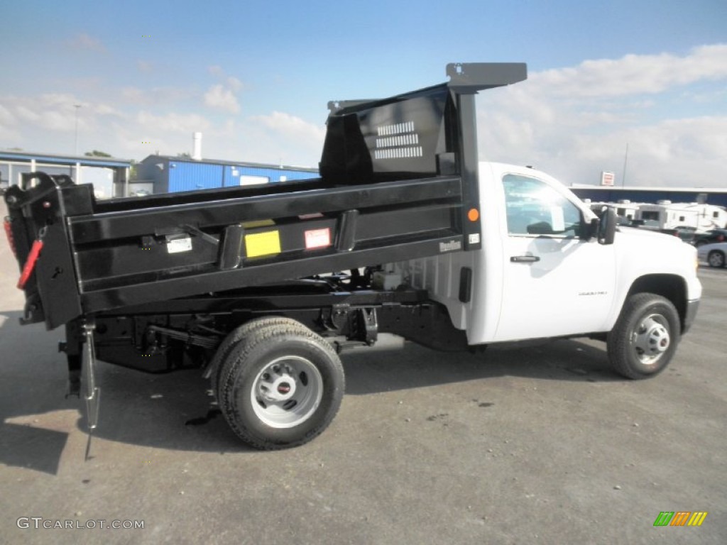 2011 GMC Sierra 3500HD Work Truck Regular Cab 4x4 Chassis Dump Truck Exterior Photos