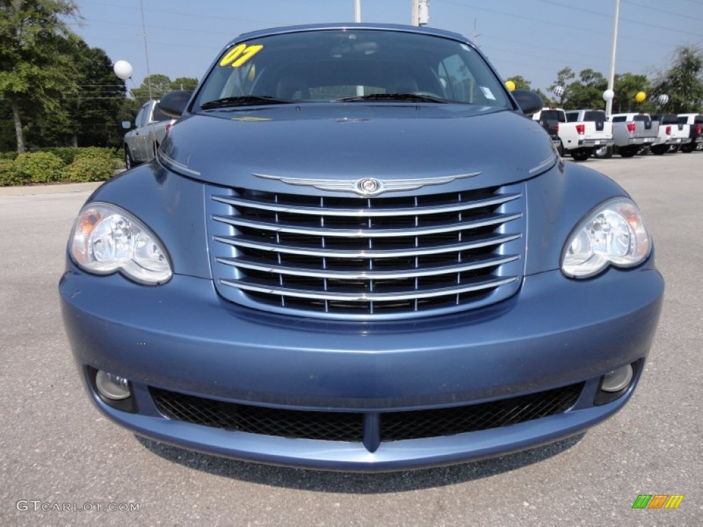 2007 PT Cruiser Convertible - Marine Blue Pearl / Pastel Slate Gray photo #14