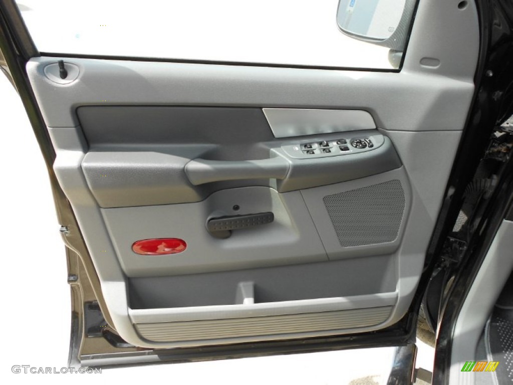 2008 Dodge Ram 1500 Lone Star Edition Quad Cab Medium Slate Gray Door Panel Photo #54323052