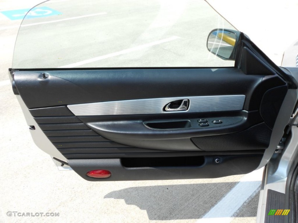 2004 Ford Thunderbird Premium Roadster Black Ink Door Panel Photo #54323992