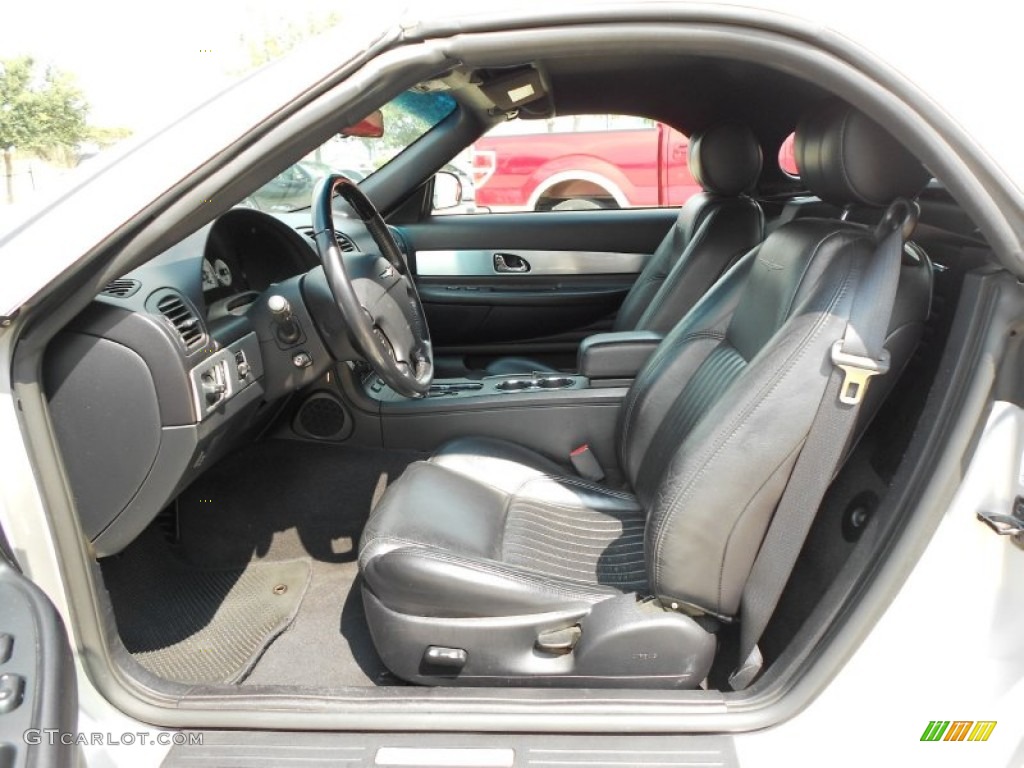 Black Ink Interior 2004 Ford Thunderbird Premium Roadster Photo #54323999