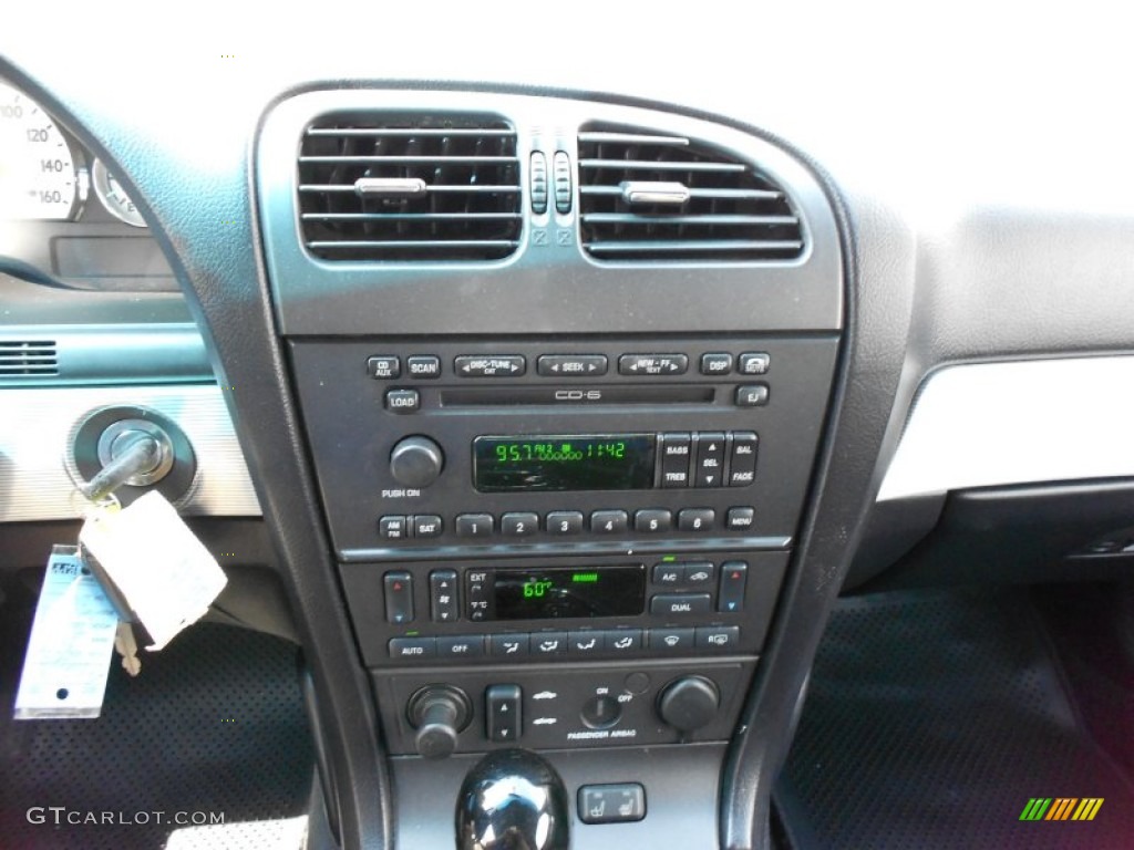 2004 Ford Thunderbird Premium Roadster Black Ink Dashboard Photo #54324063