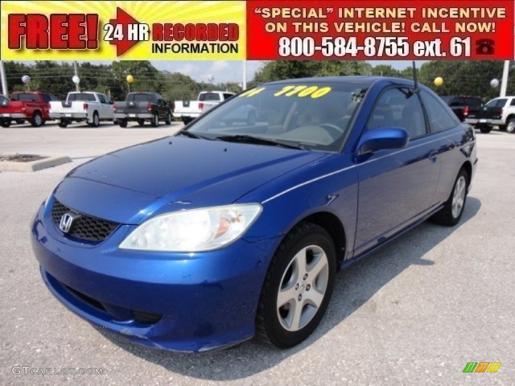 Fiji Blue Pearl Honda Civic